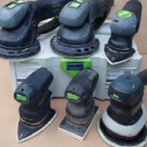 Festool schuurmachines te huur. Schuren zonder stof