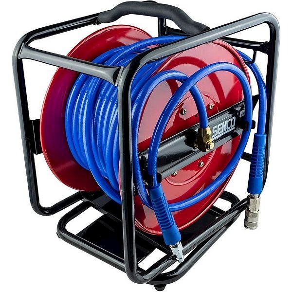 Slanghaspel 30 meter huren Compressor met slanghaspel huren