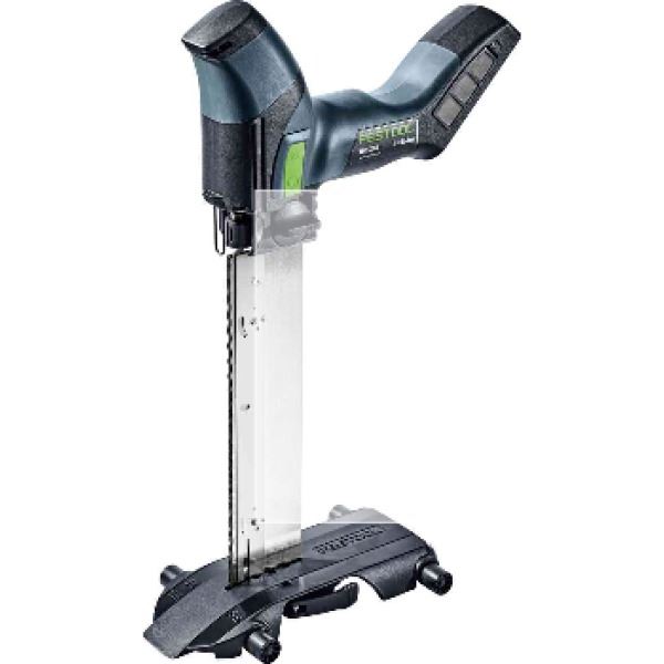 huur de Accu-isolatiezaag ISC 240 bij gereedschapverhuur voor het zagen van flexibele tot vaste PUR-isolatiematerialen.